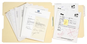Collection of Paperwork from Martin Bregmans Movie "The Gold Coast"